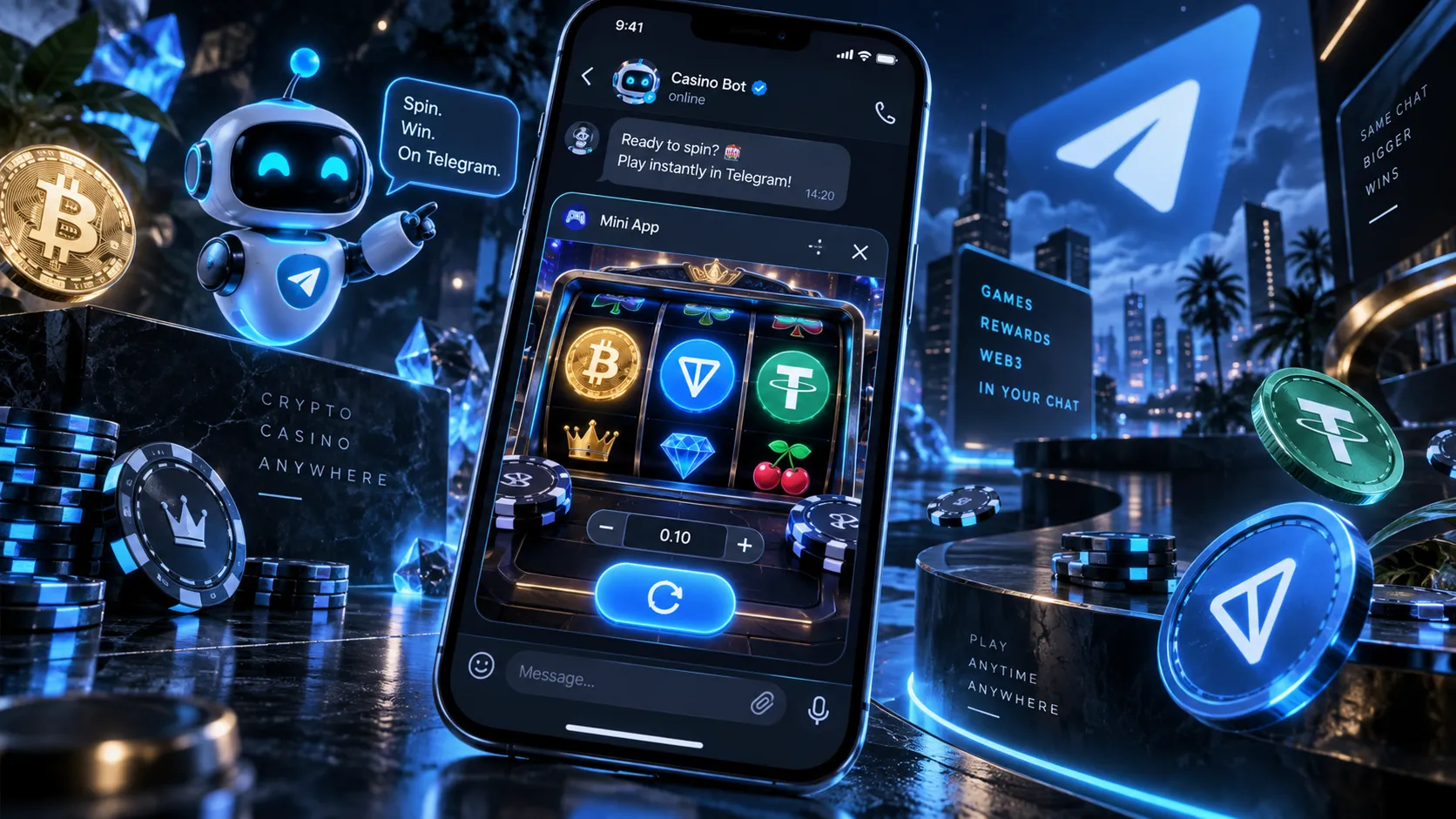 крипто казино в телеграм — криптоказино в Telegram: Web3-приложения и боты